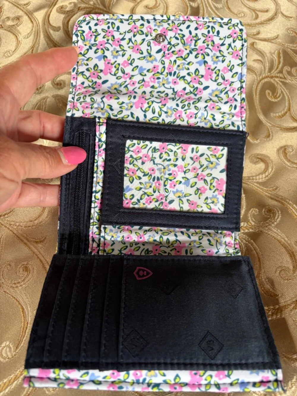 Vera Bradley Blue Floral Wallet